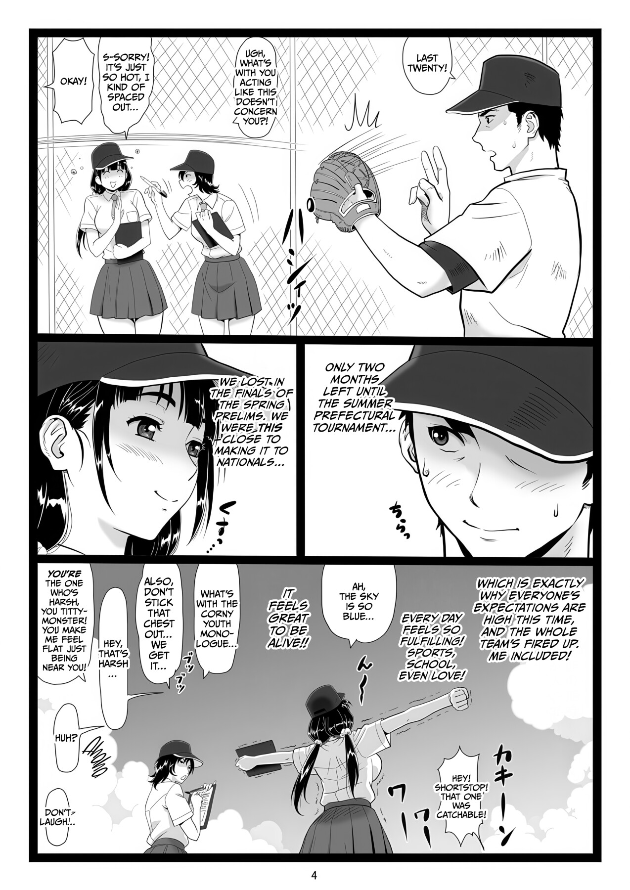 Hentai Manga Comic-A Plump and Cheerful Baseball Club Manager Falls into a Malicious Teacher's Trap...-Read-3